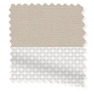 Double-rullgardin Titan Carrington Beige & Arctic White sample image
