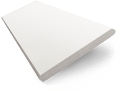 Persienn i konstträ Brilliant White - 50 mm lameller sample image