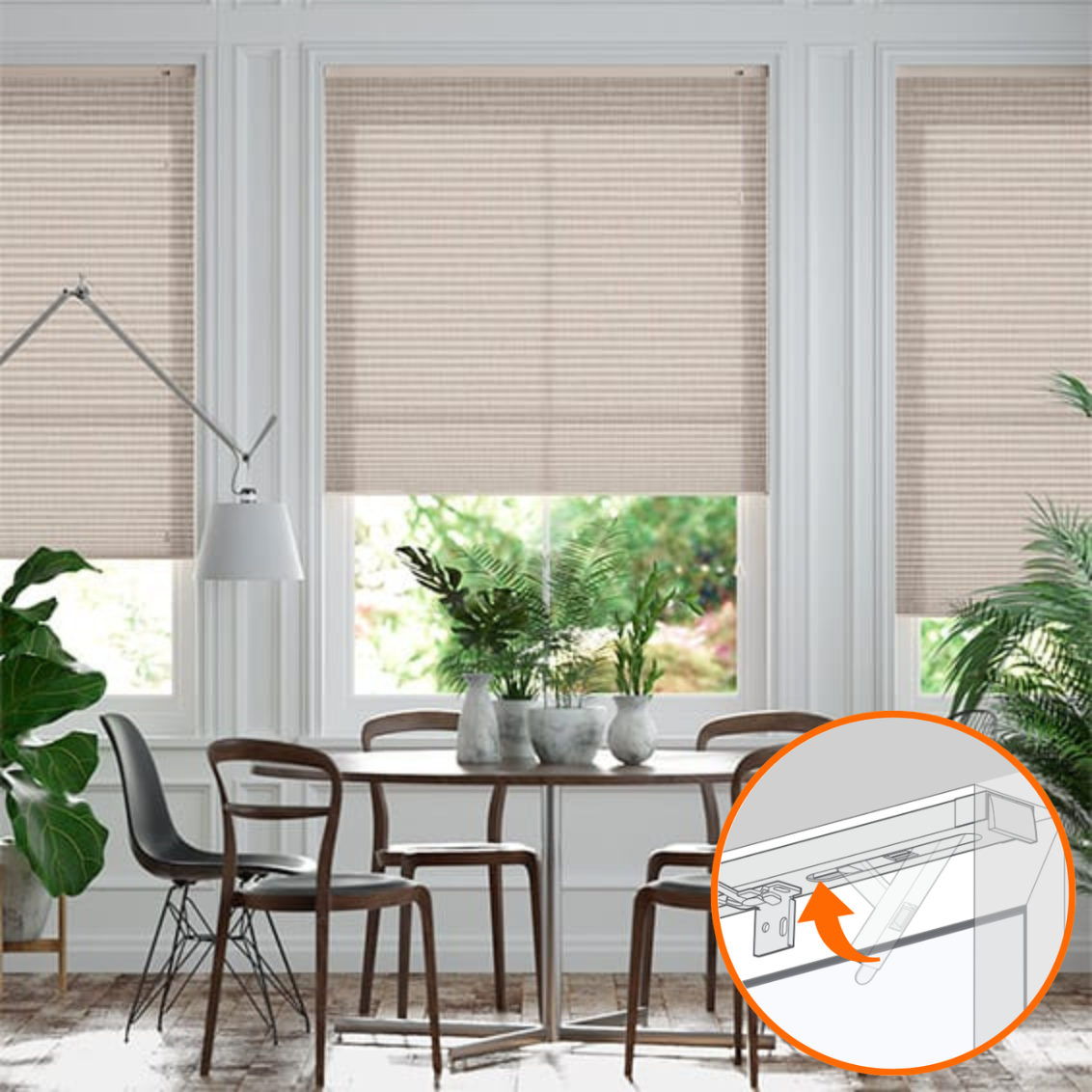 Click2Fit plisségardiner