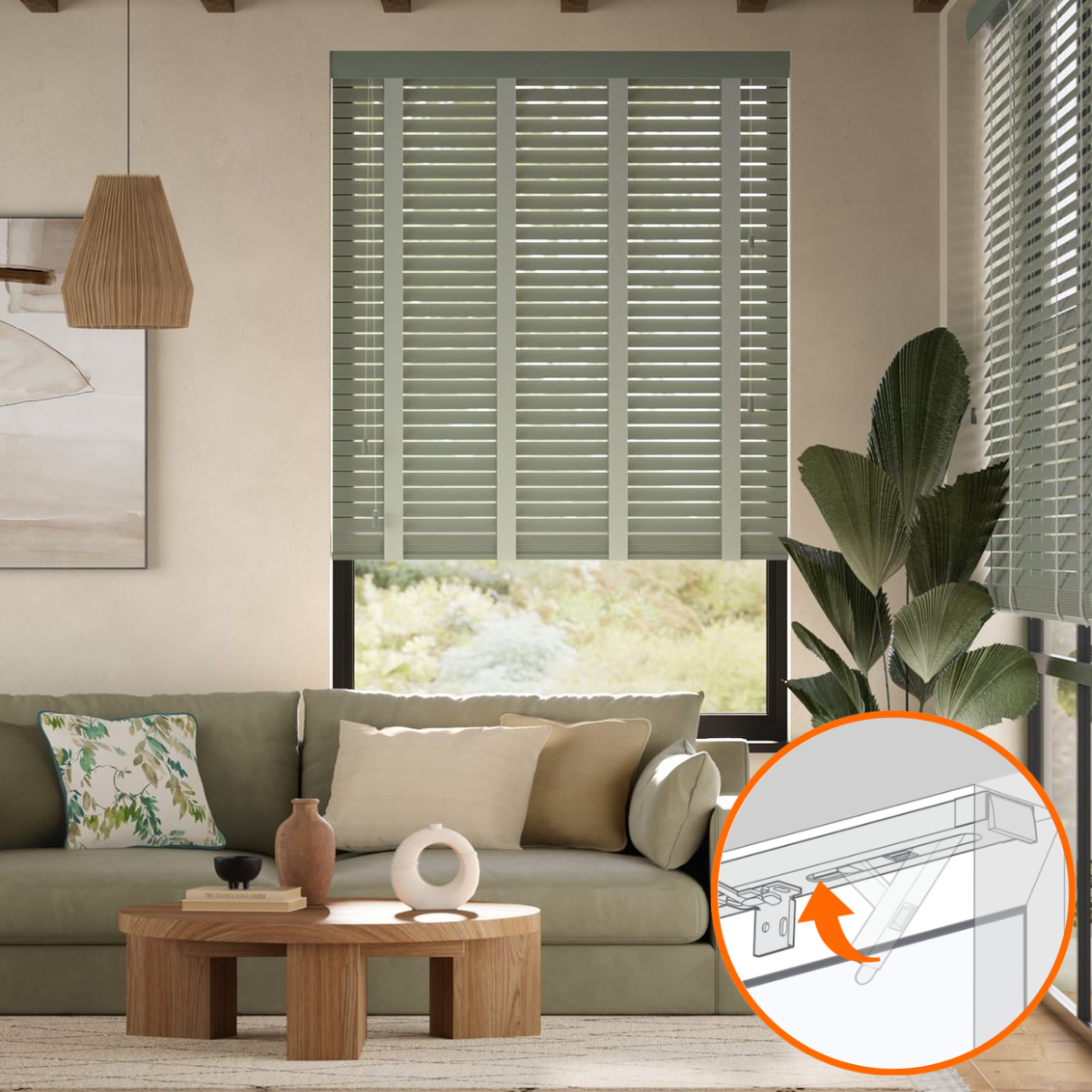 Click2Fit träpersienner