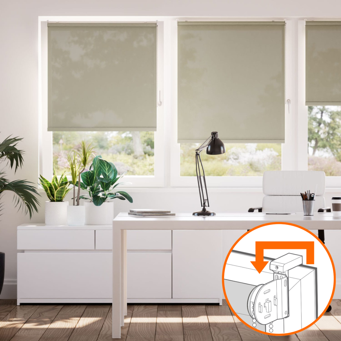 ClampFit rullgardiner