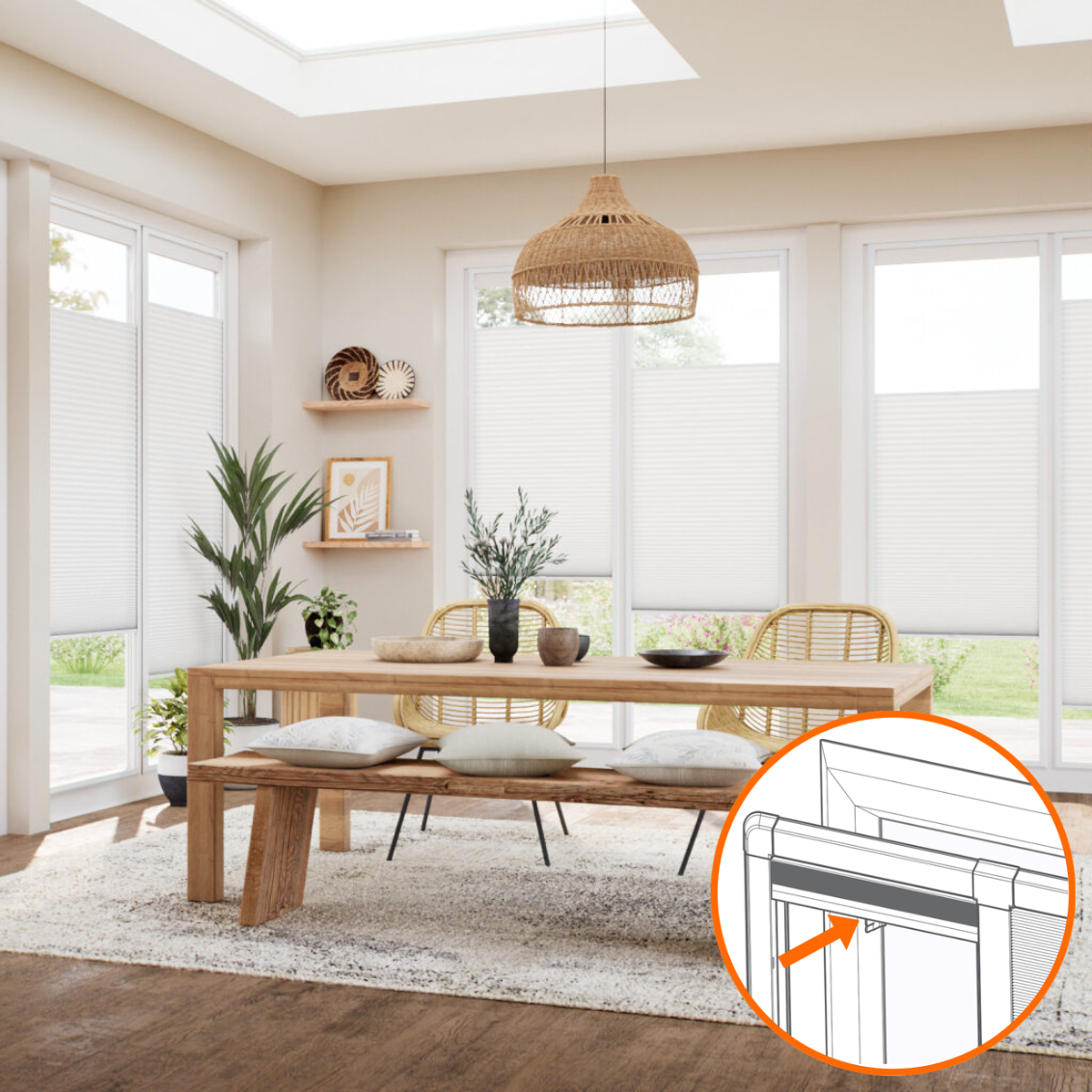 PerfectFit plisségardiner