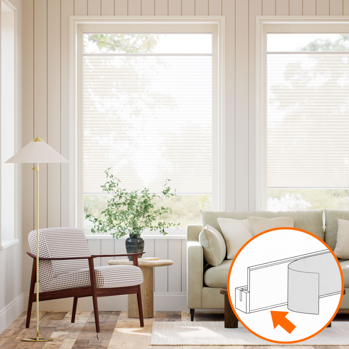 Stick2Fit plisségardiner