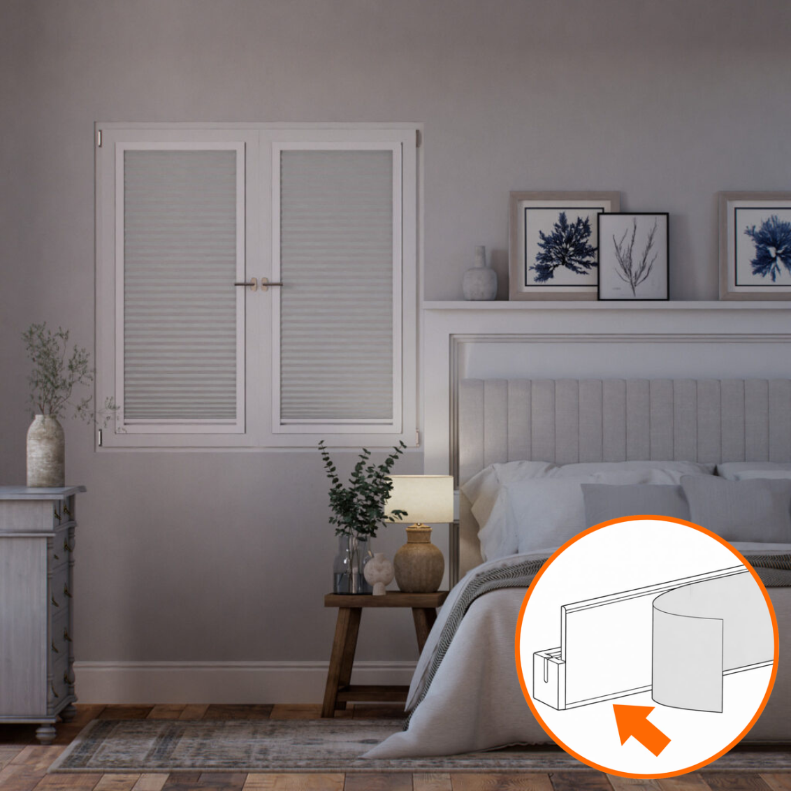 Stick2Fit TotalShade plisségardiner