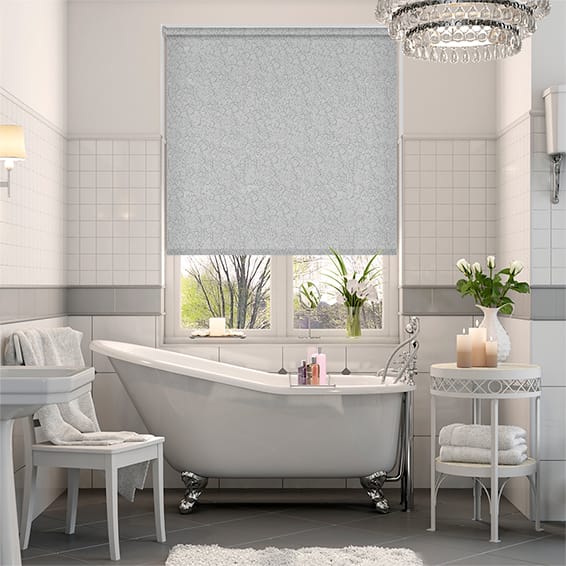 Mörkläggande rullgardin Alicante Marble Silver