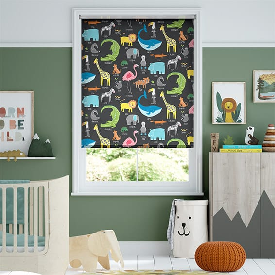 Mörkläggande Rullgardin Kids Animal Magic Blackboard Blackout