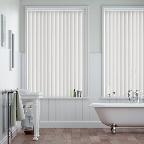 Lamellgardin Ava China White