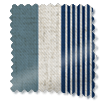 Hissgardin Brazen Stripe Linen Vintage Bold Blue sample image