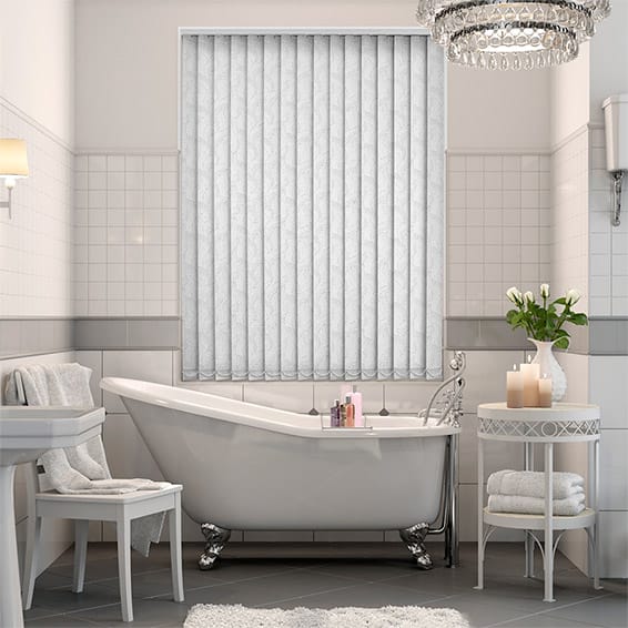Lamellgardin Calaf Blackout White