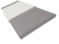 Träpersienn Cedar Grey & Soft White - 50 mm lameller sample image
