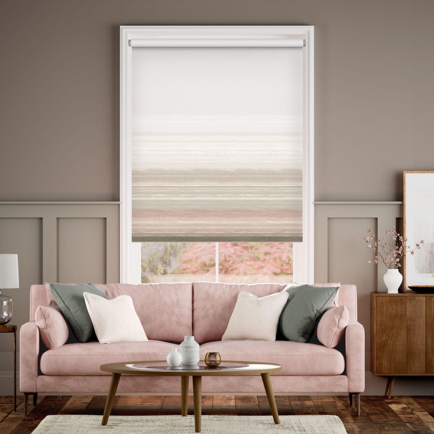 Rullgardin Choices Horizon Blush