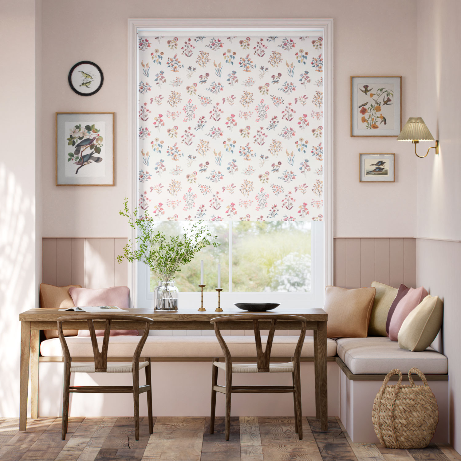 Rullgardin Twist2Fit Shepherdly Meadow Ivory