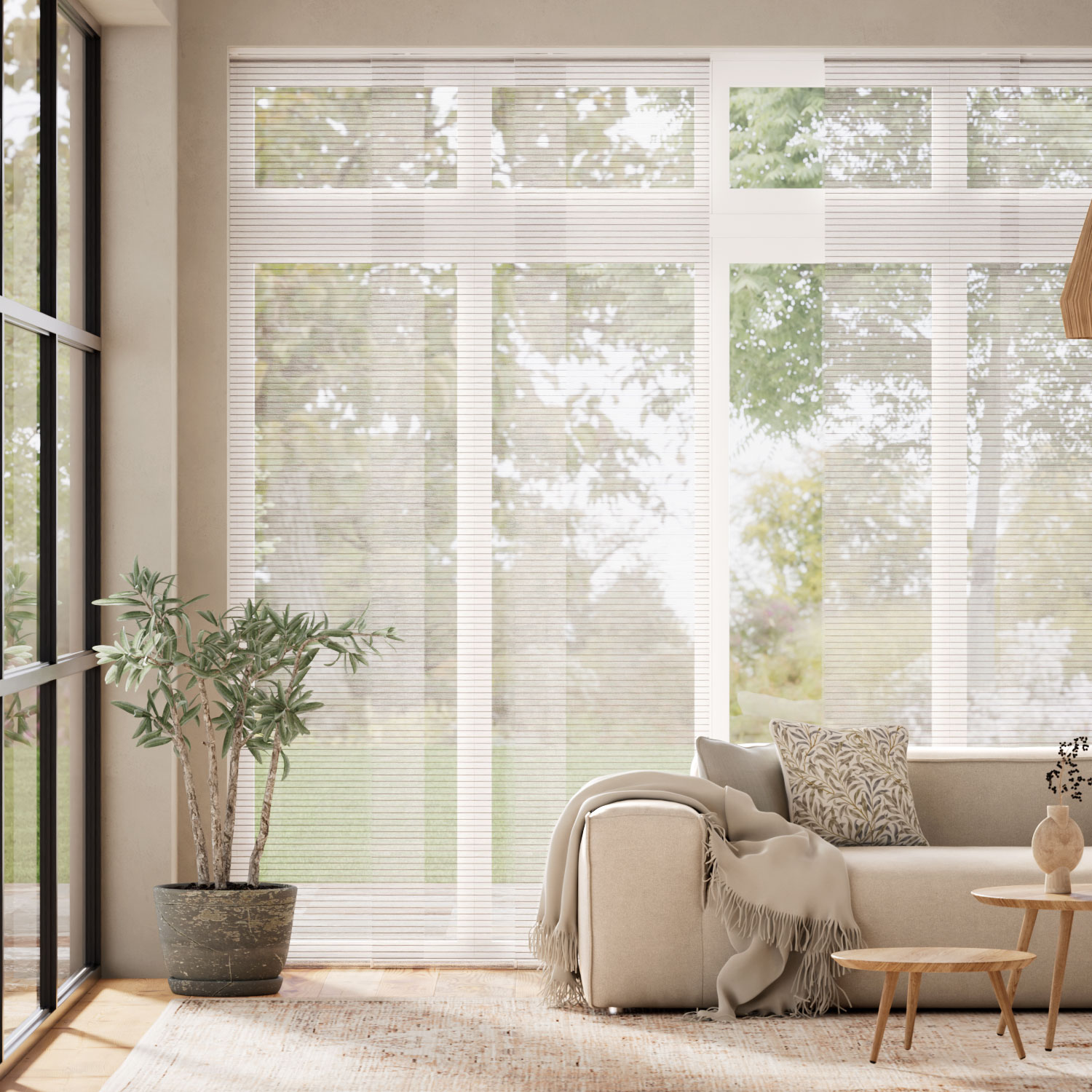 Panelgardin Cicero Voile Flint