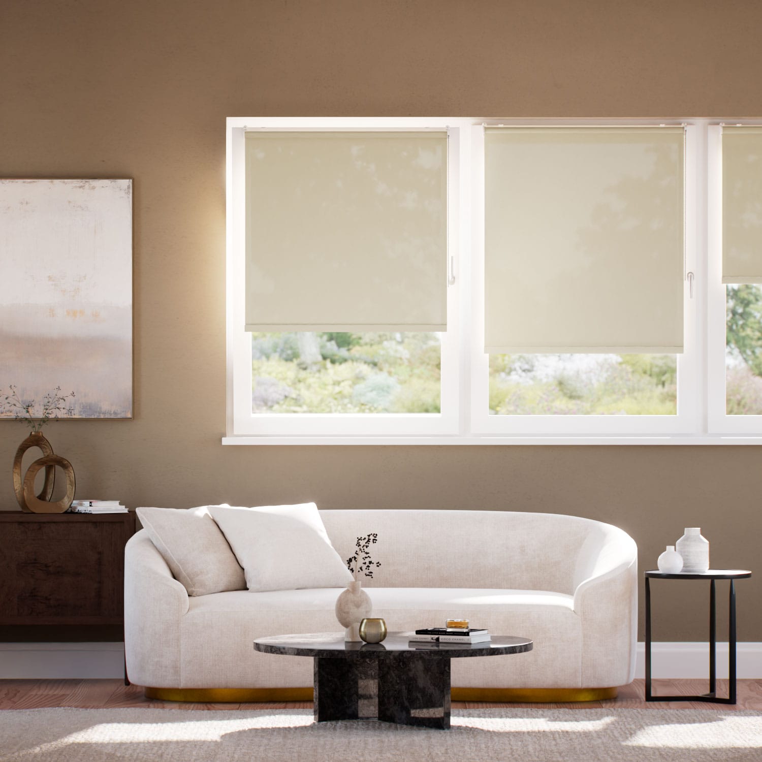 Rullgardin ClampFit Avalon Classic Ivory