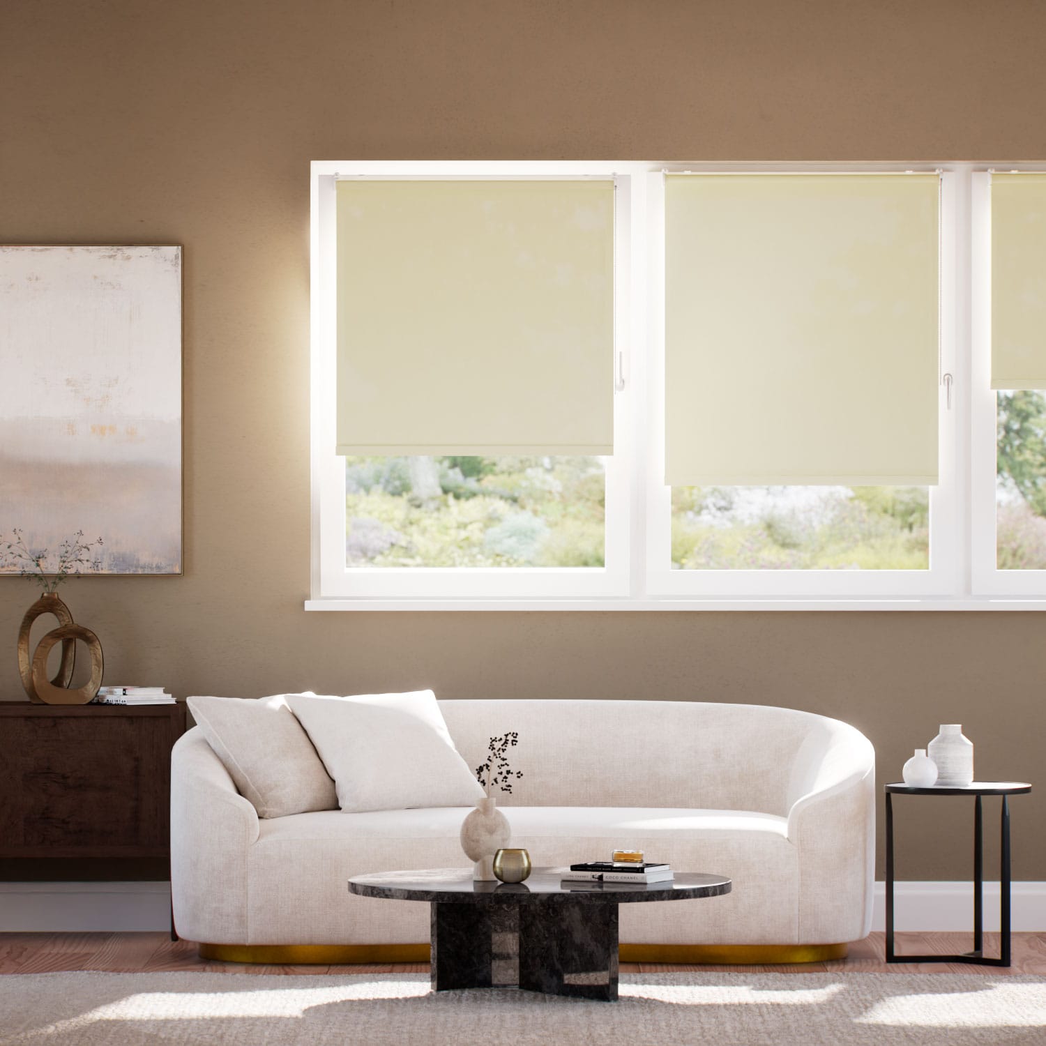 Rullgardin ClampFit Avalon Ivory