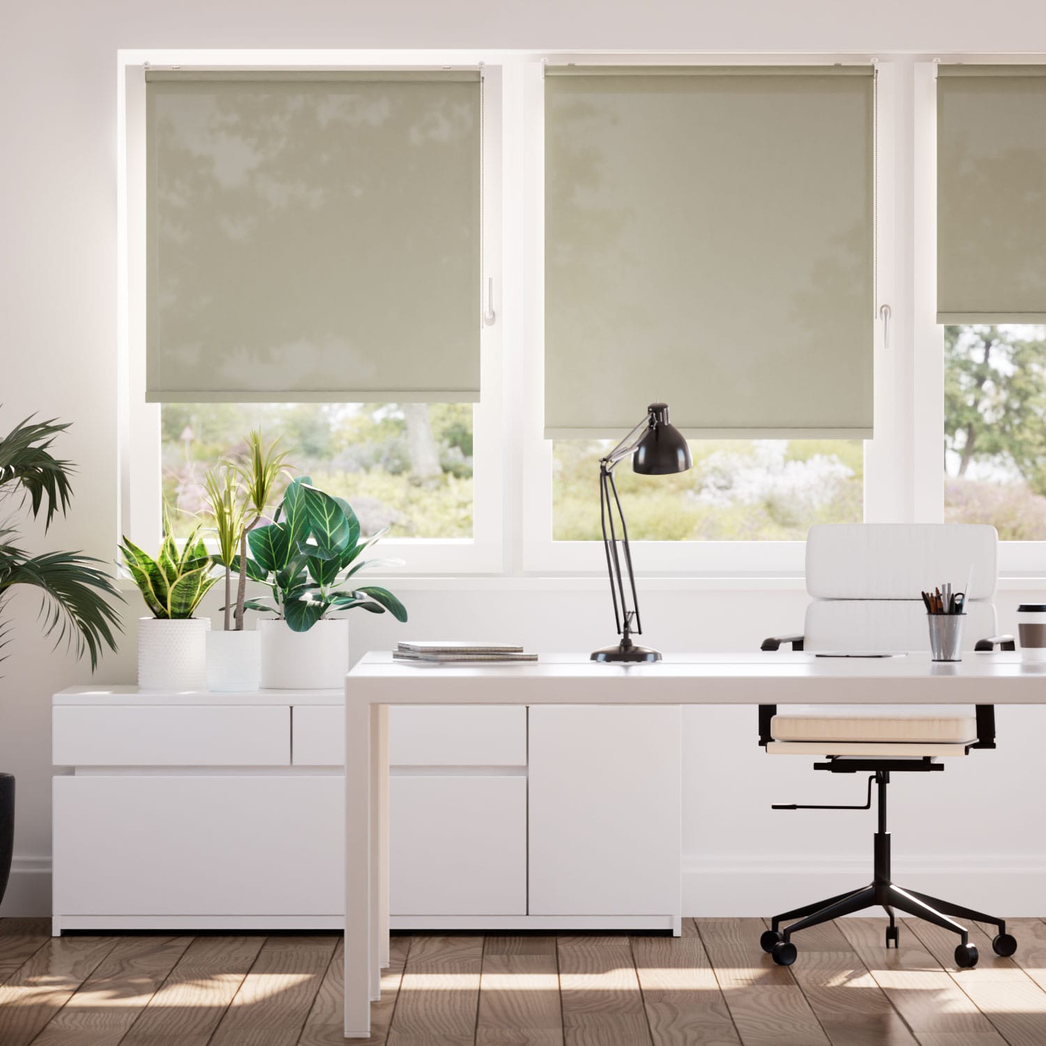 Rullgardin ClampFit Avalon Sand