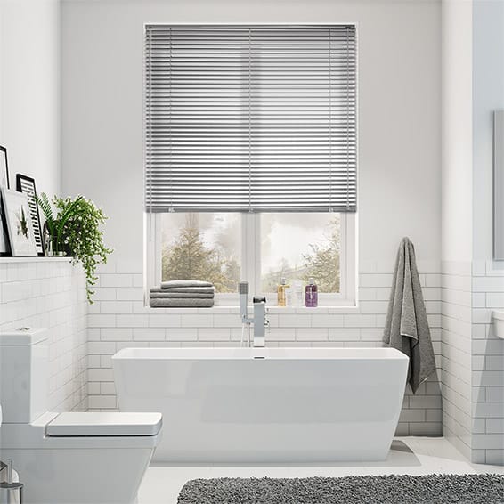 Aluminiumpersienn Click2Fit Elements Silver - 25mm Slat