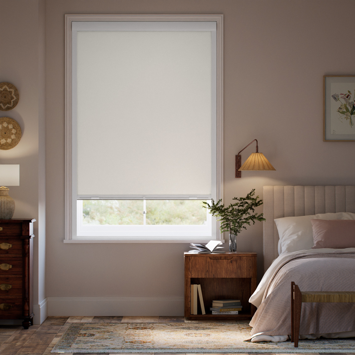 Rullgardin TotalShade Titan Bone White