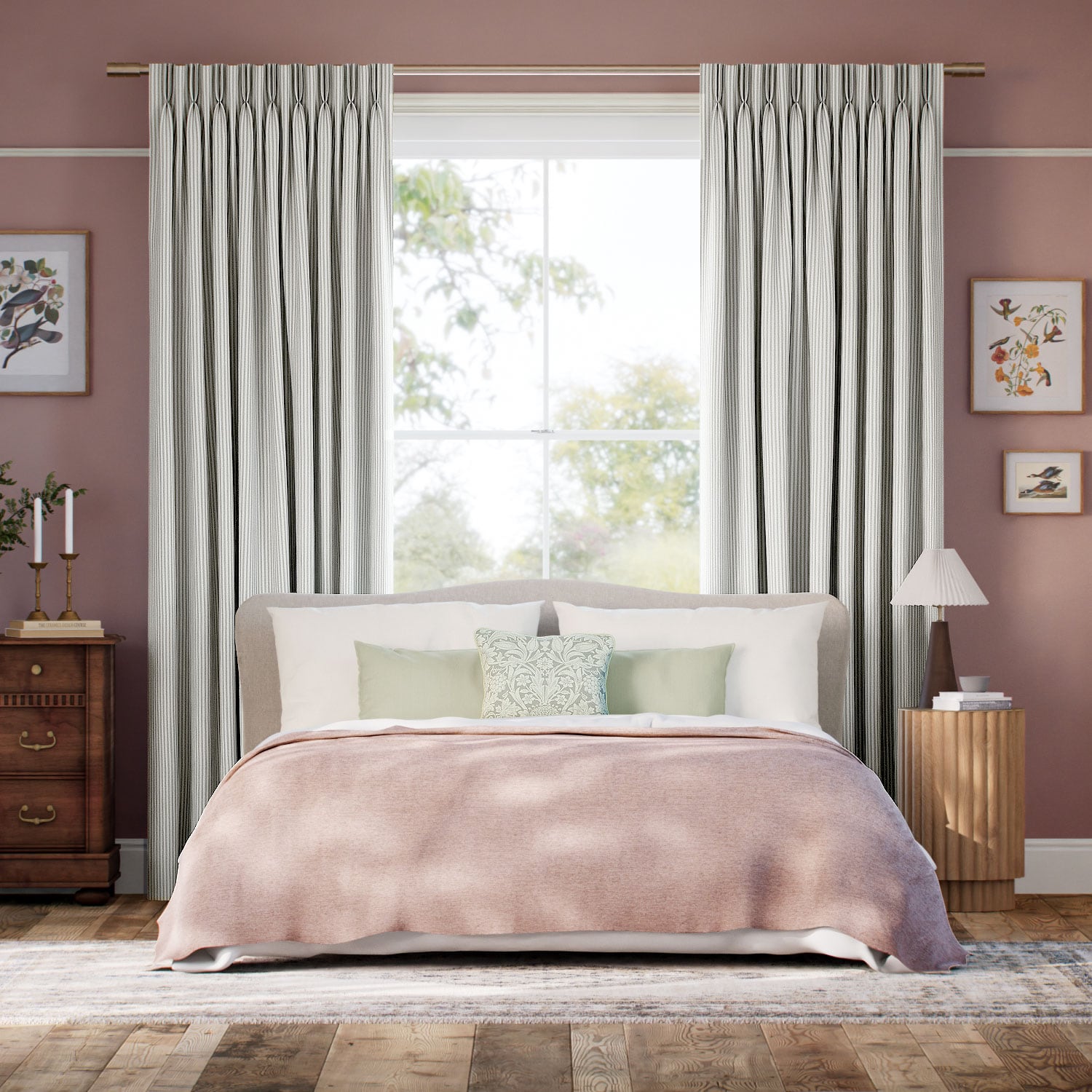 Gardiner Devon Stripe Smoke Grey 