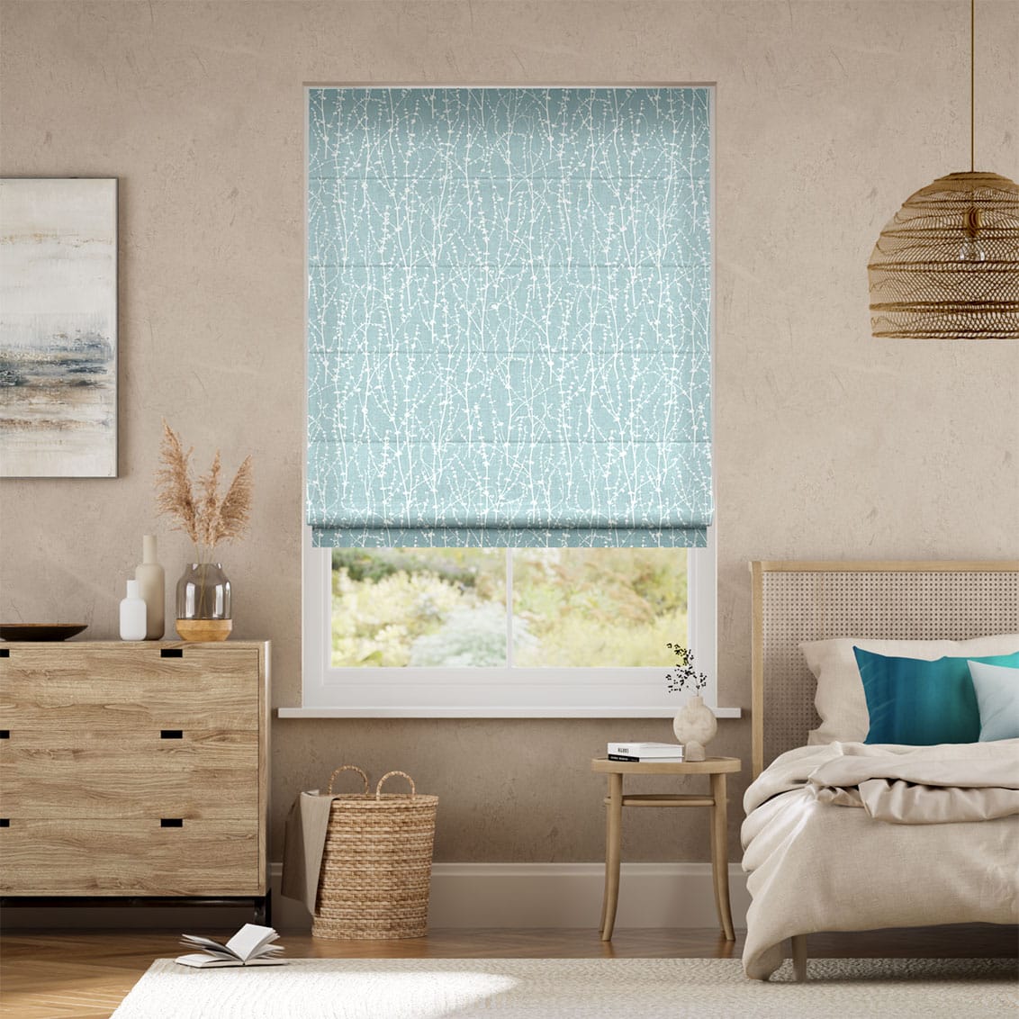 Hissgardin Dockleaf Sky Blue