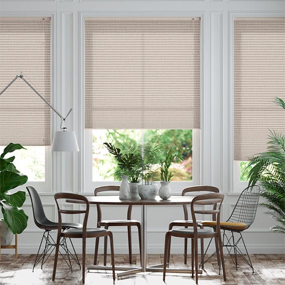 Plisségardin Click2Fit DuoLight Hopsack 