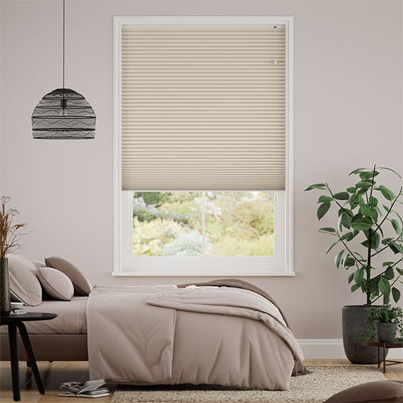 Plisségardin Click2Fit DuoShade Beige 