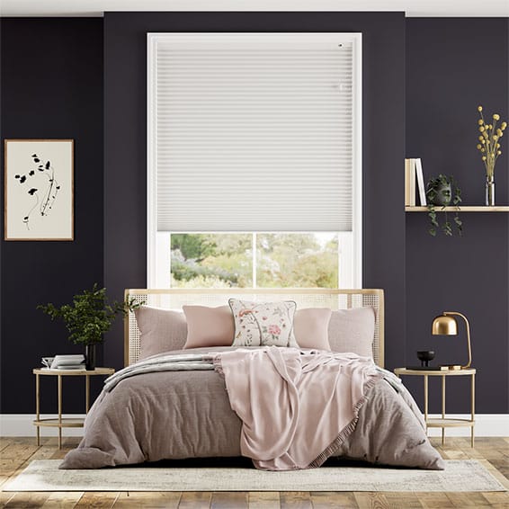 Plisségardin Click2Fit DuoShade Chalk 