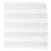 Plisségardin Cordless DuoShade Arctic White  sample image