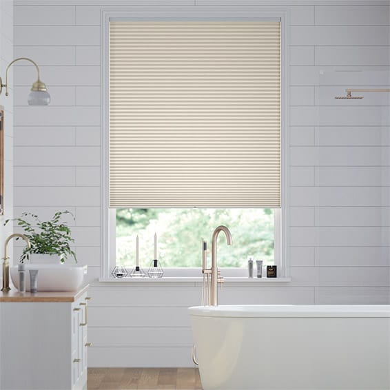 Plisségardin Cordless DuoShade Cornsilk
