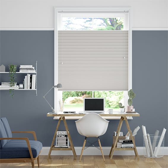 Plisségardin  Top Down/Bottom Up DuoShade Grey