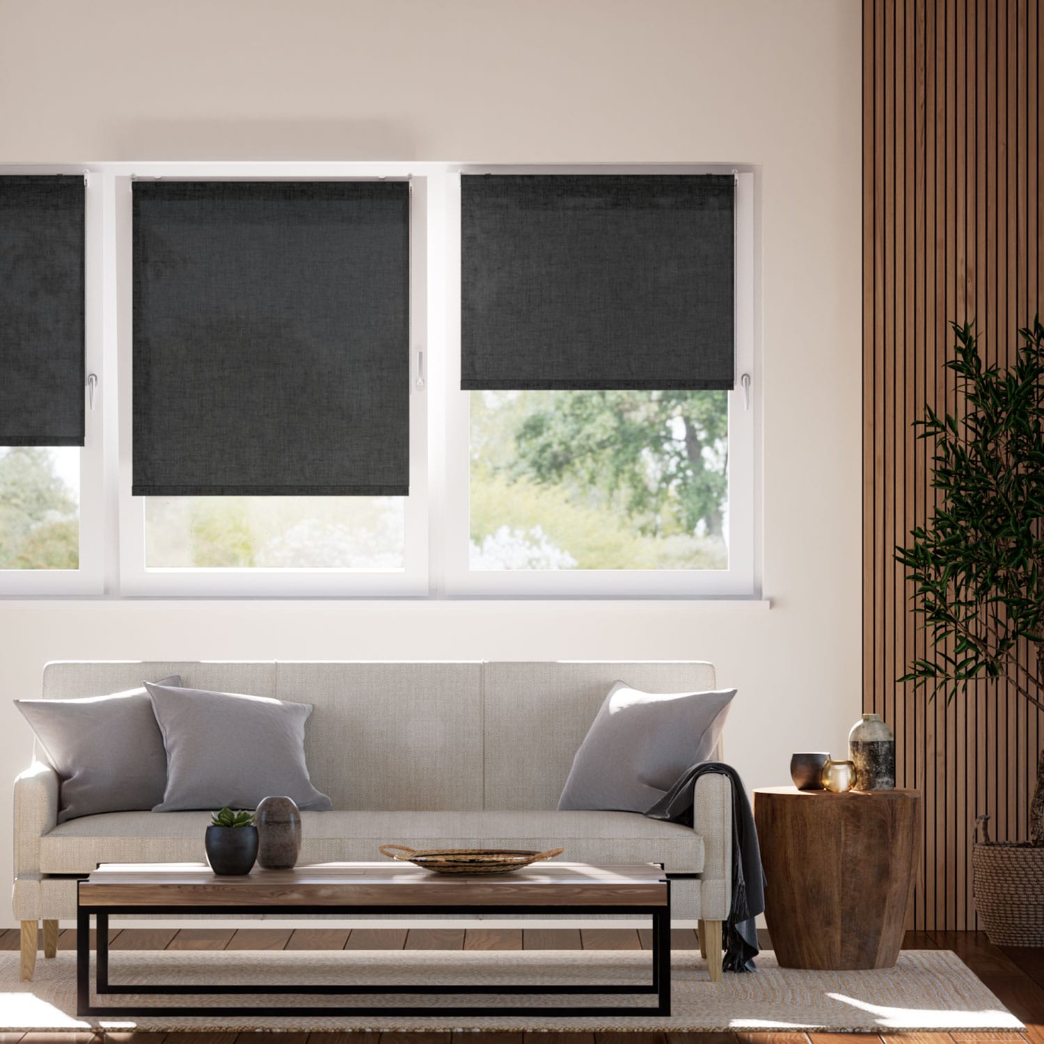 Rullgardin Express ClampFit Screen Black