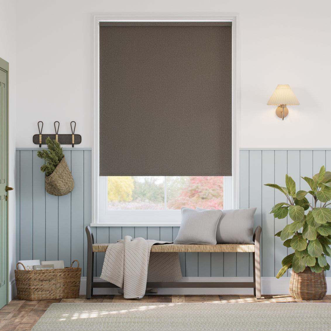 Rullgardin Mörkläggande Faralux Farah Brown