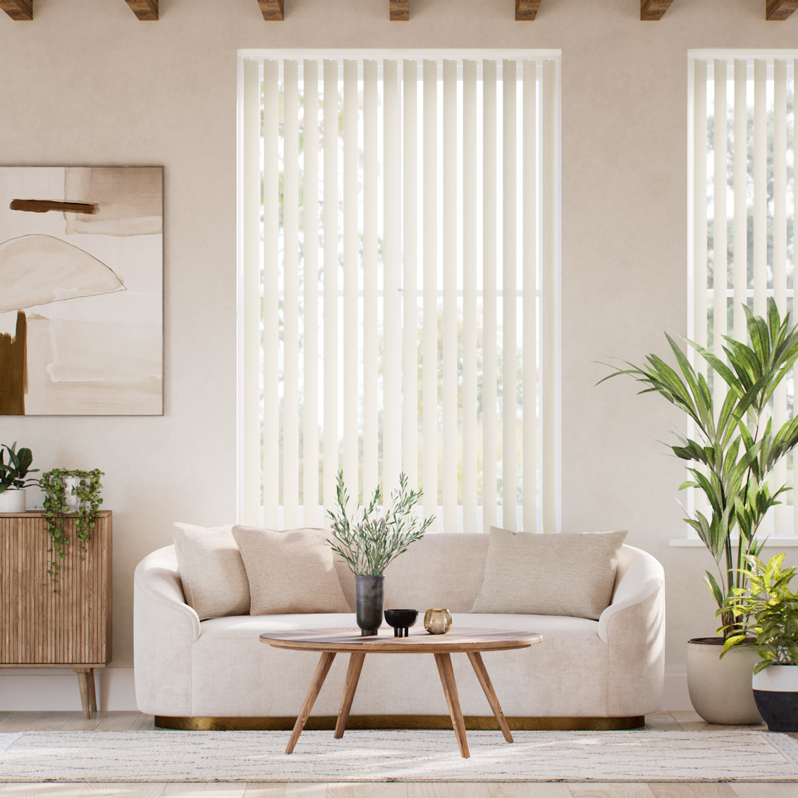 Lamellgardin Fonda Cornsilk