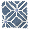 Rullgardin Fretwork Diamond Indigo sample image