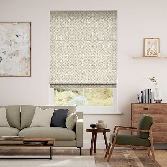 Hissgardin Fretwork Diamond Linen