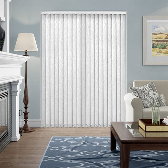 Lamellgardin Madrid Geo White