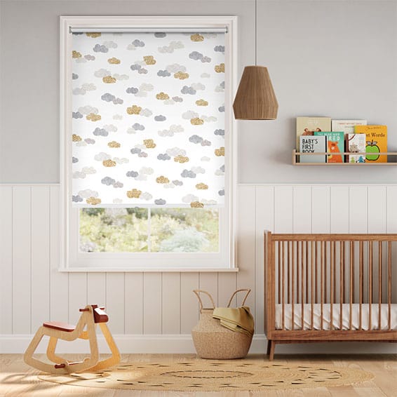 Rullgardin Twist2Fit Happy Clouds Blackout Dawn