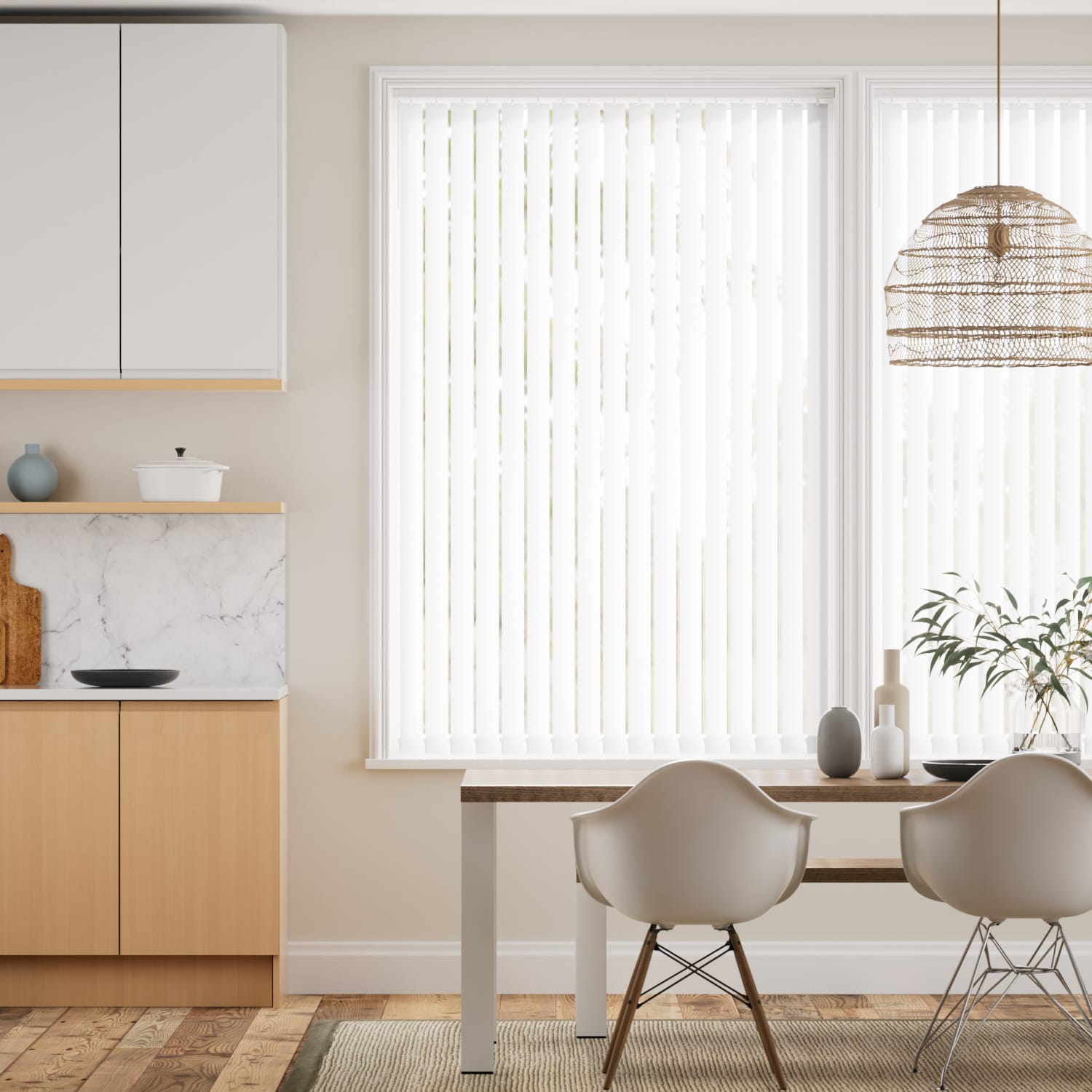 Vertical Blind Harrogate Brilliant White