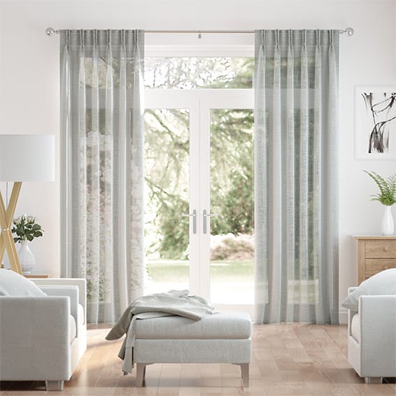Curtains Ionian Voile Fossil Grey