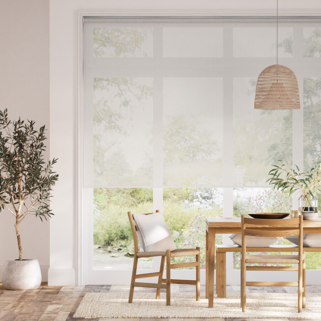 Rullgardin Japandi Stil Linen Bone White