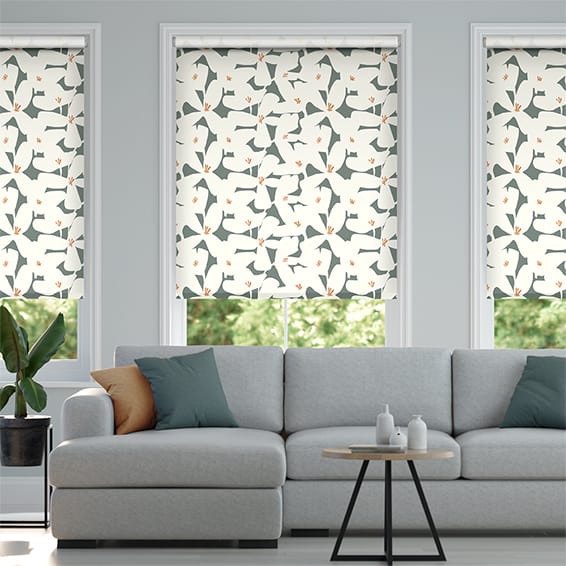 Rullgardin Kukka Slate