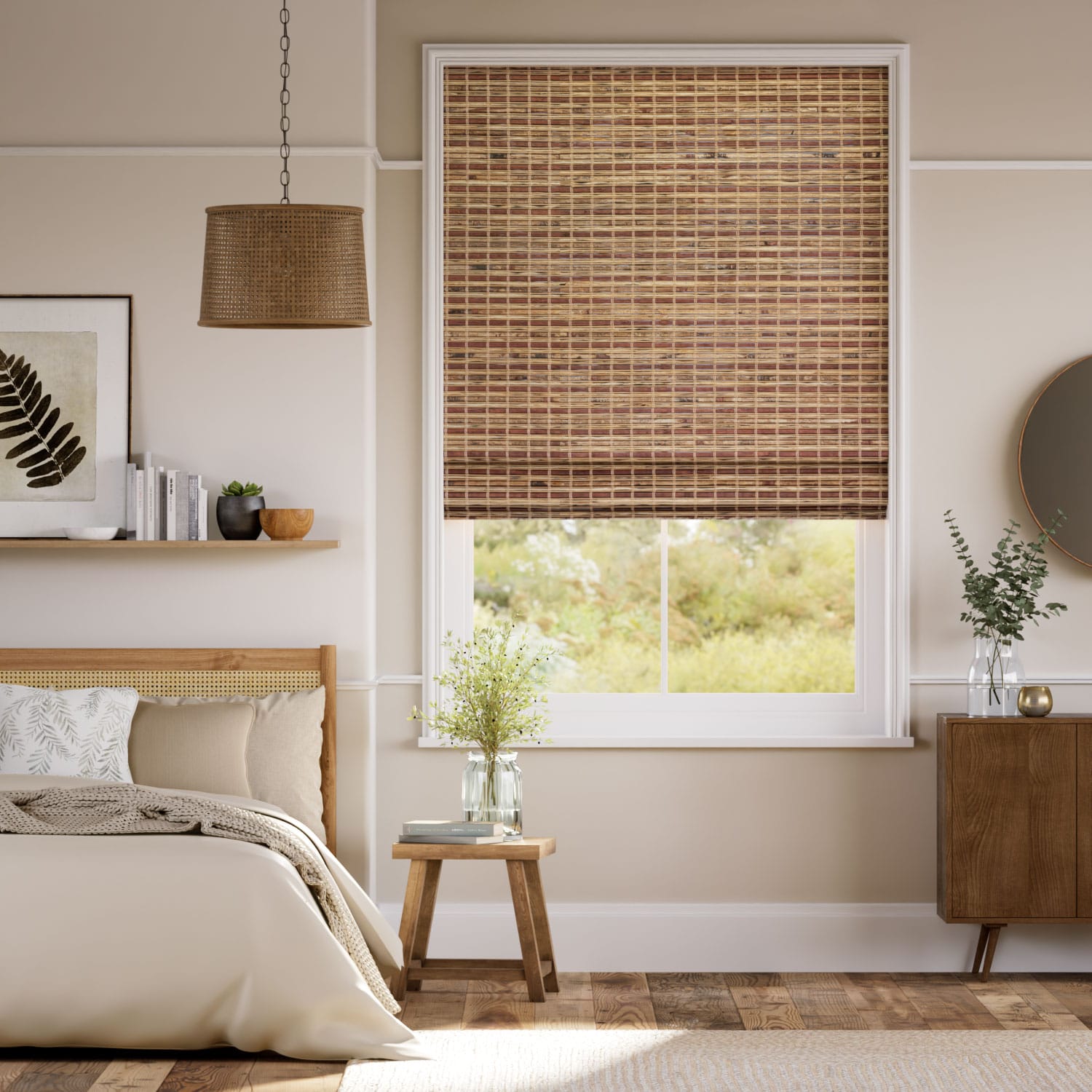 Hissgardin Elektrisk Loreto Chestnut