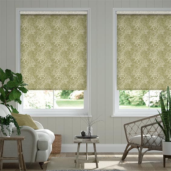 Rullgardin William Morris Marigold Moss