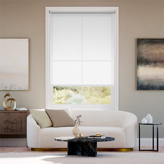 Rullgardin Milan White