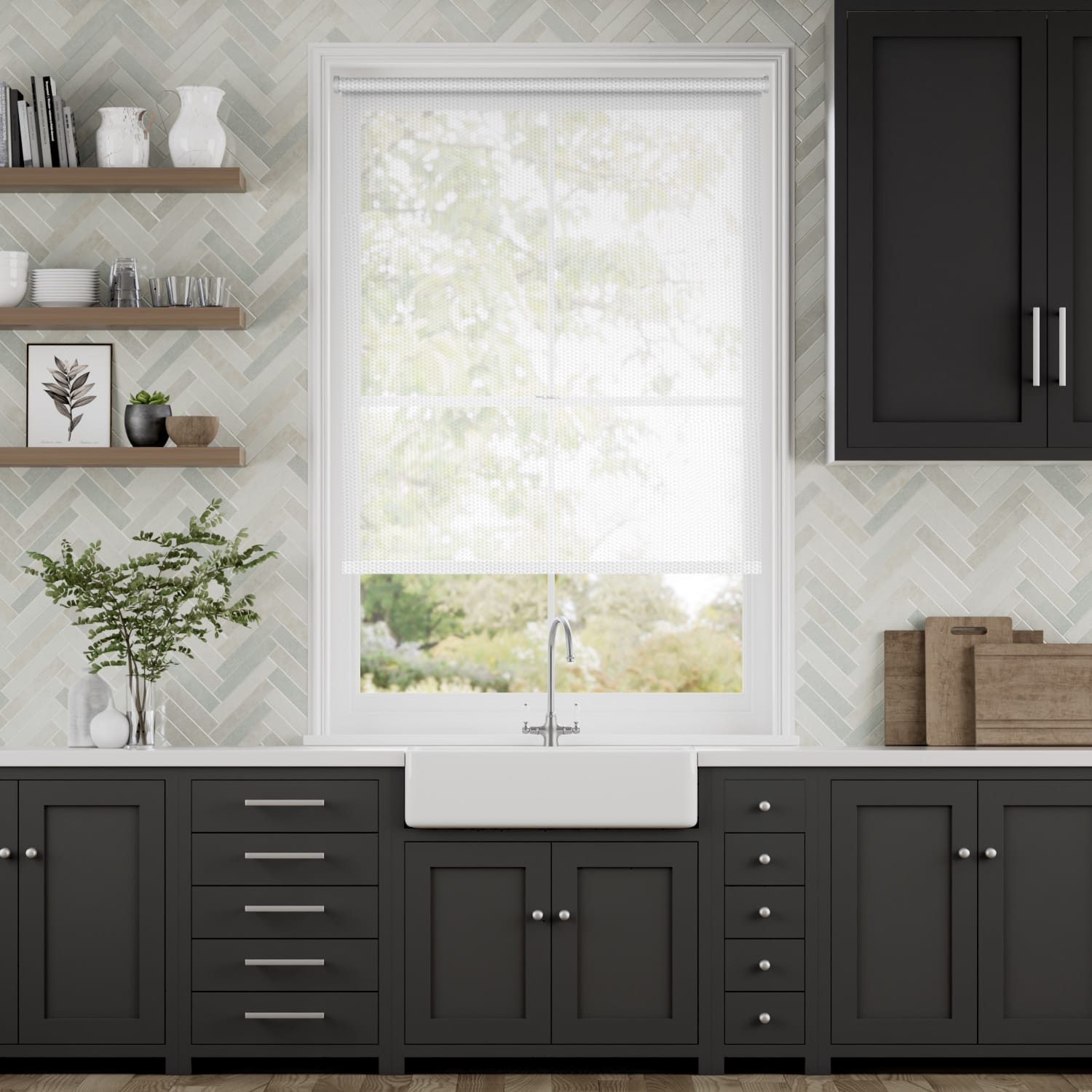 Rullgardin Elektrisk rullgardin Oculus Pure White