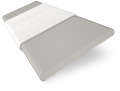 Träpersienn Pale Grey and White Chantilly - 50mm Slat sample image