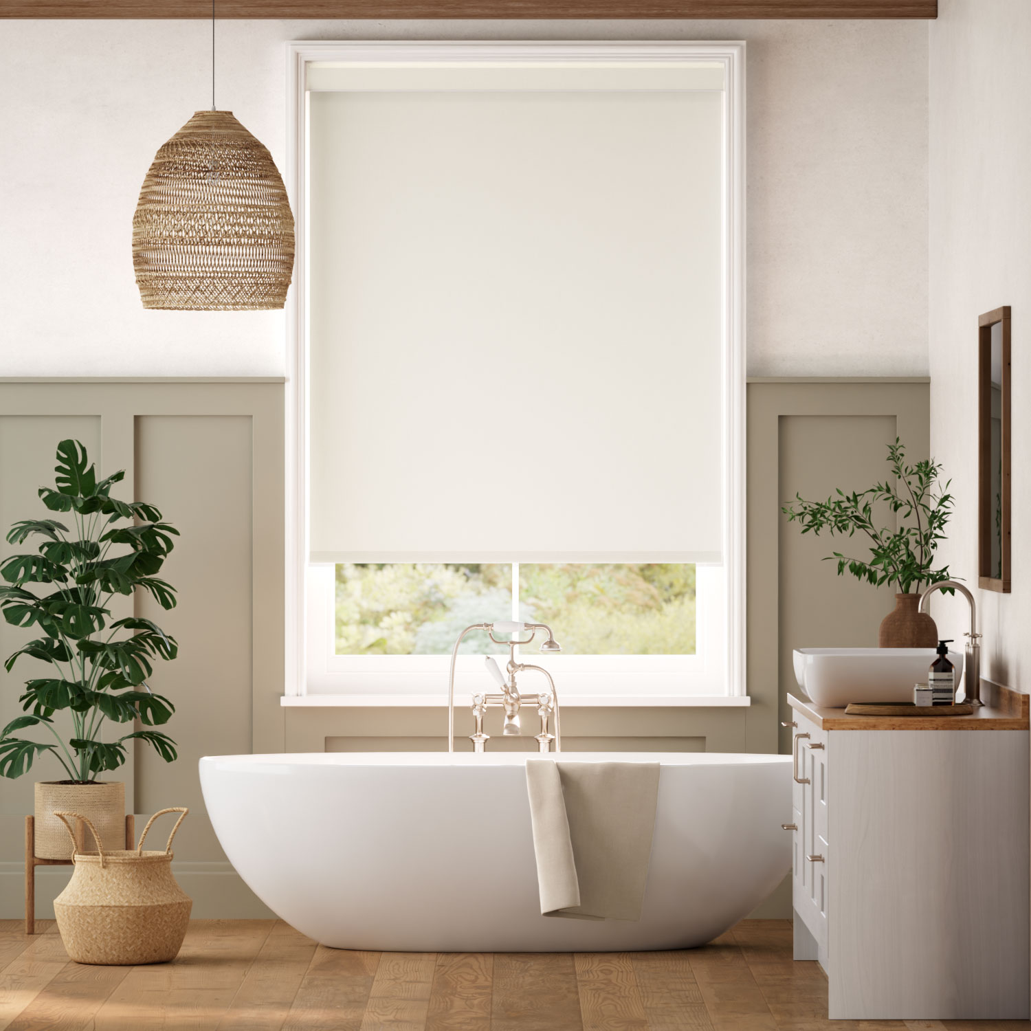 Rullgardin PVC Blackout Fawn