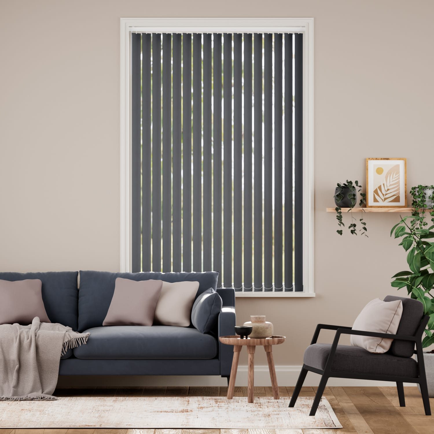 Lamellgardin Sevilla Anchor Grey 