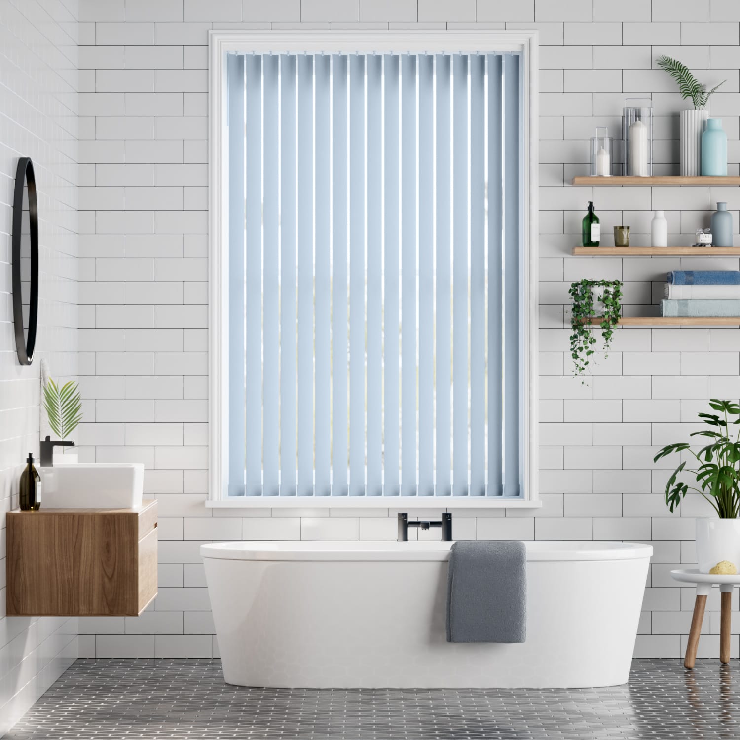 Lamellgardin Sevilla Mayan Blue