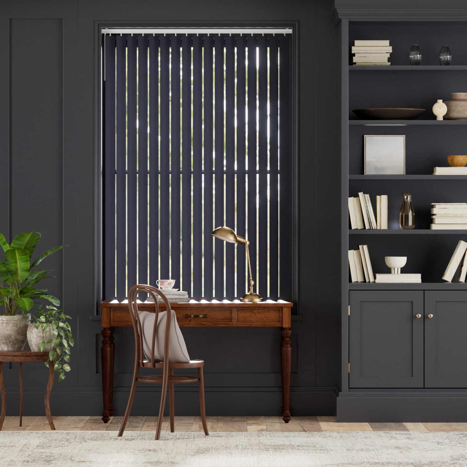 Lamellgardin Sevilla Twilight Blue